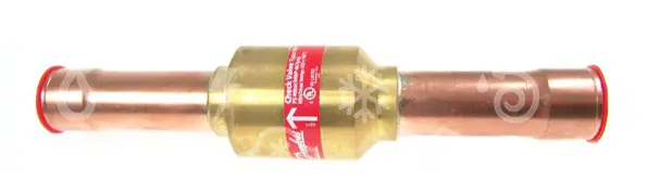 ventil zpětný Danfoss NRV 19s, přímý pájecí 18 mm ODF, KV 5,50